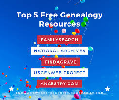 free genealogy resources