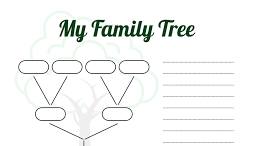 family tree worksheet